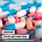 Оригінальні інноваційні препарати з’явилися у програмі «Доступні ліки»!